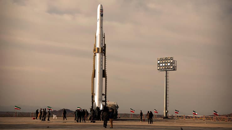 שיגור הלוויין האיראני "נור-1", בשנה שעברה. שדרוג משמעותי ליכולות האיראניות 