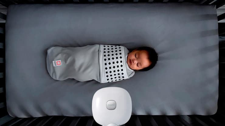 מכשיר למעקב וניתוח שינת תינוקות של נאניט