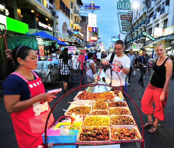 שוק אוכל בתאילנד