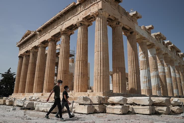 יוון אקרופוליס האקרופוליס נפתח מחדש אחרי סגר ה קורונה
