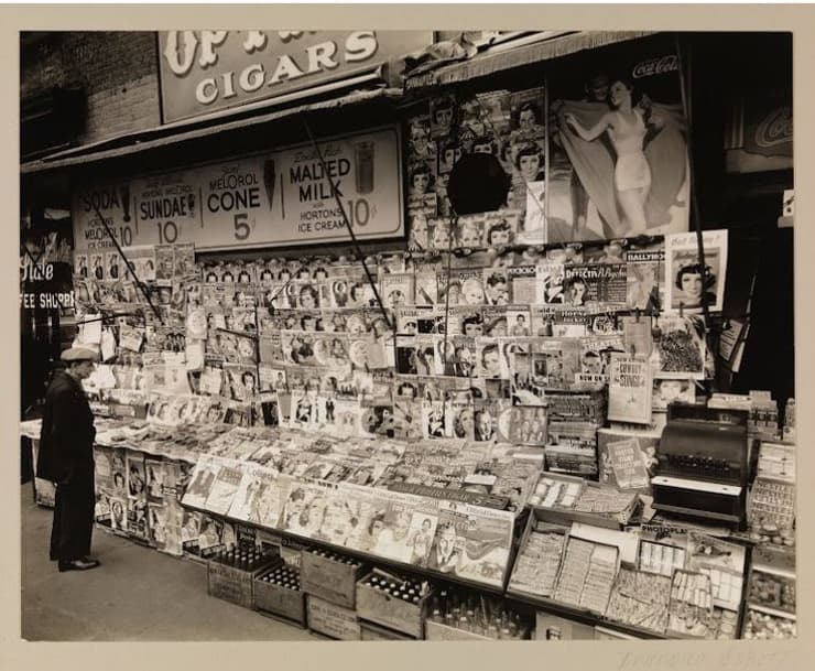 דוכן עיתונים בניו יורק, 1935