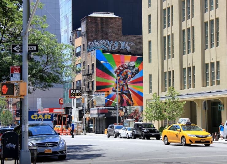 אומן הרחוב קוברה, אמנות רחוב בניו יורק