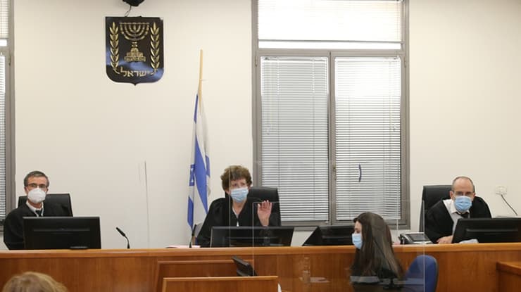 השופטים בפתיחת הדיום הראשון במשפטו של בנימין נתניהו