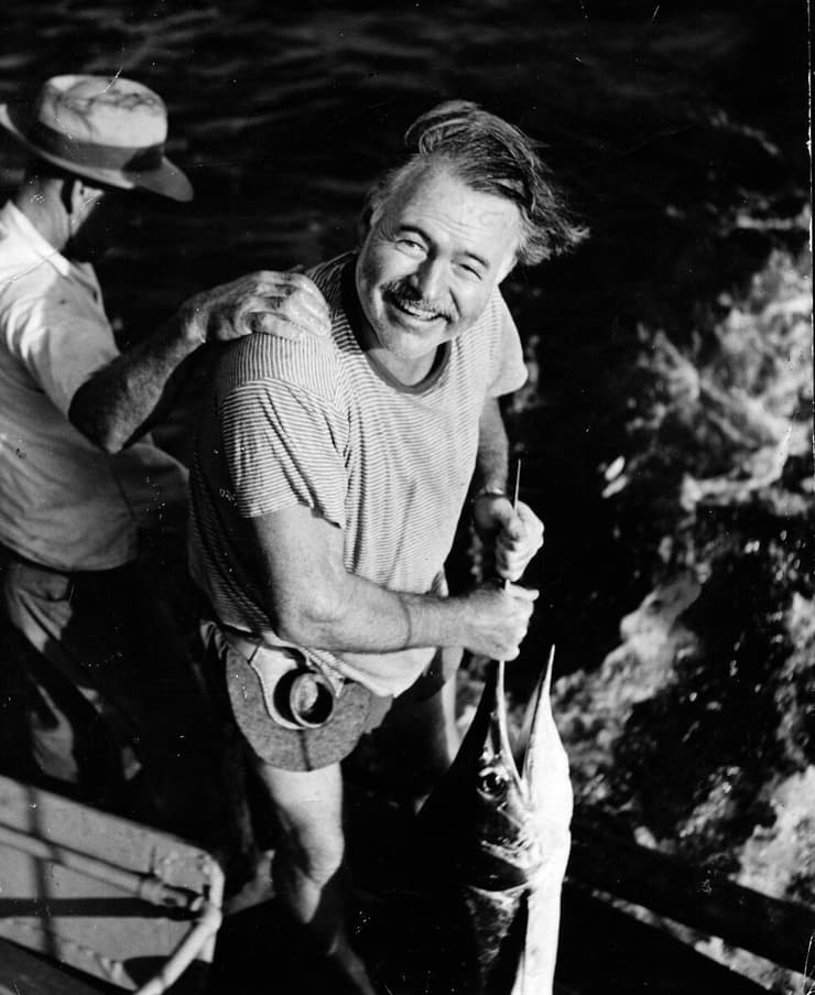 המינגוויי במסע דייג, 1945