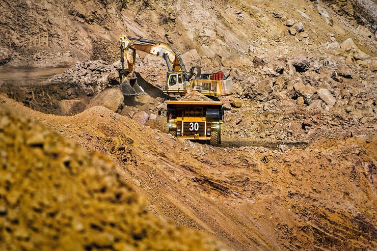 עבודות במכרה יהלומים בבוטסואנה שנחשבת אחת מהמדינות המובילות בייצור יהלומים