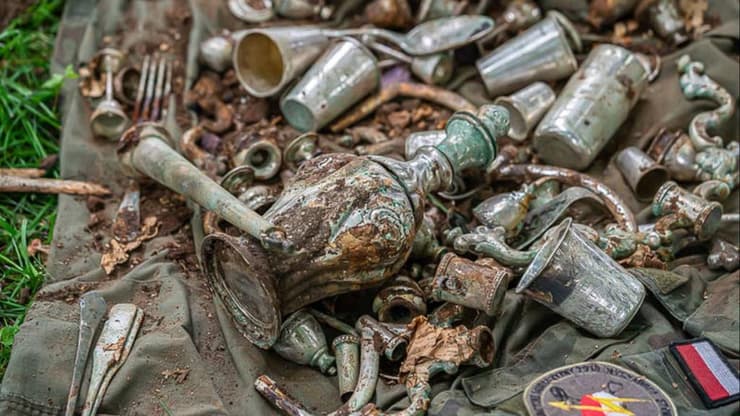 גביעי קידוש: מקצת כלי הכסף העתיקים שהתגלו