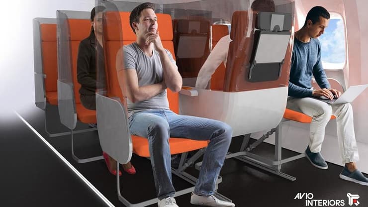 עיצוב מושבים שמאפשר פרטיות וריחוק חברתי