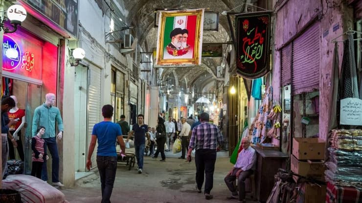 השוק בעיר האיראנית אספהאן