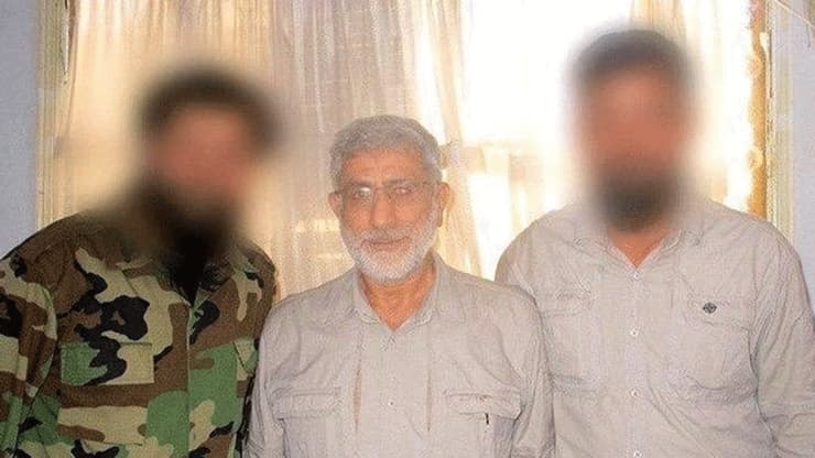 מפקד משמרות המהפכה של איראן אסמעיל קאאני ביקור ב סוריה אבו כמאל