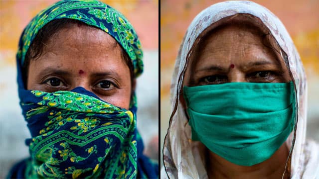 עובדות בריאות נשים הודו בחזית המאבק ב קורונה
