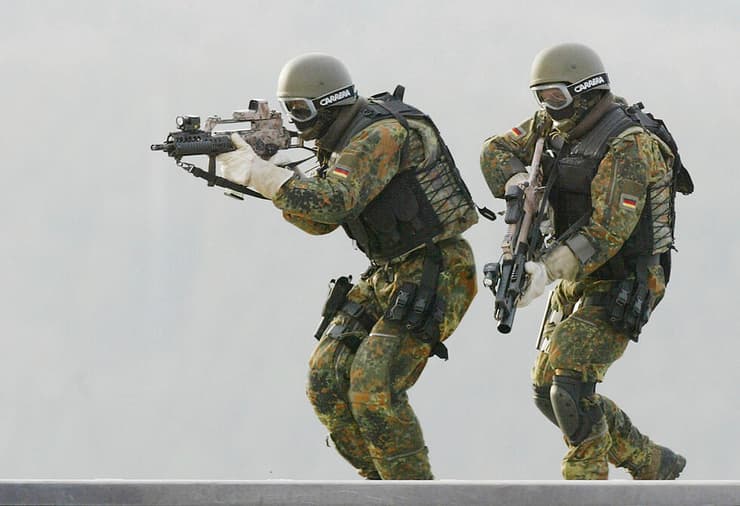 חיילים בקומנדו הגרמני KSK הכוחות המיוחדים של גרמניה