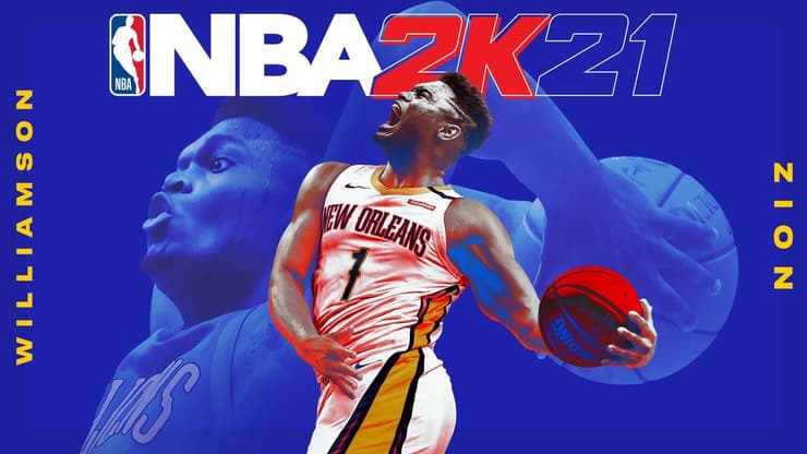 זאיון וויליאמסון על הקאבר של NBA 2K21