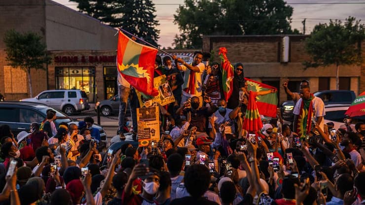 אתיופיה זמר הצ'לו הונדסה נרצח מפגינים בני אורומו ב מינסוטה ארה"ב