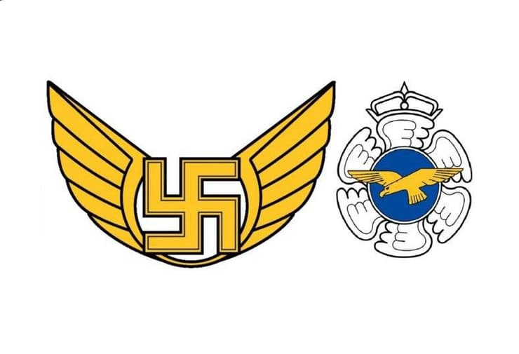 מטוס חיל האוויר פינלנד צלב קרס
