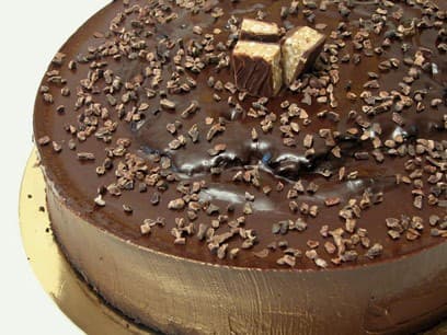 עוגת שוקולד בציפוי גנאש