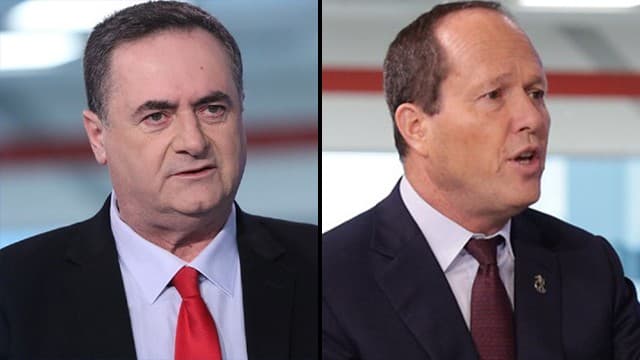 ח"כ ניר ברקת (מימין) ושר האוצר ישראל כץ (צילום: אבי מועלם, עידן ארבל) ניר ברקת, ישראל כץ