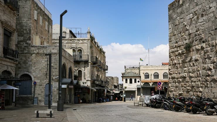 רחובות ריקים בירושלים