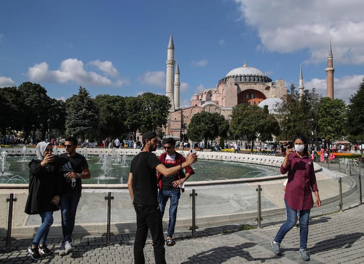 טורקיה איה סופיה איסטנבול ביום שבת