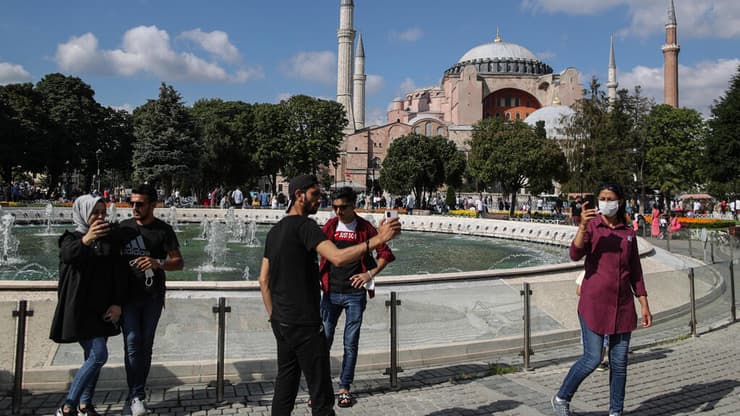טורקיה איה סופיה איסטנבול ביום שבת