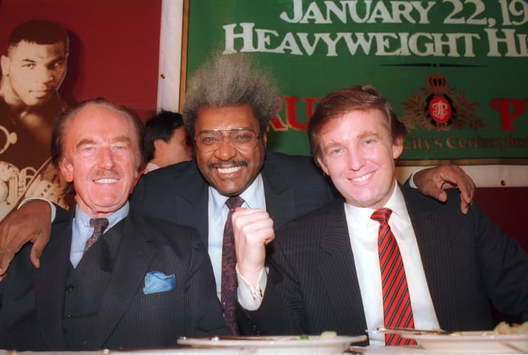 טראמפ ואביו פרד, 1989