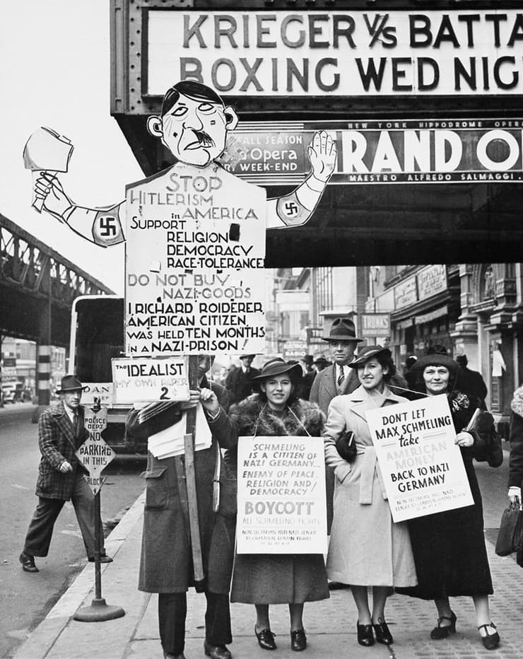 הפגנות נגד הנאצים בניו יורק ב-1938