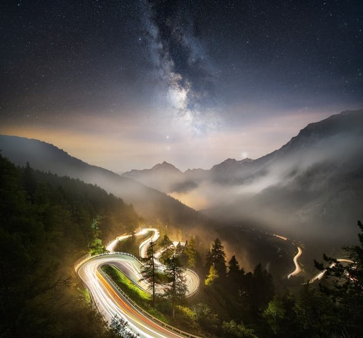 שווייץ בלילה