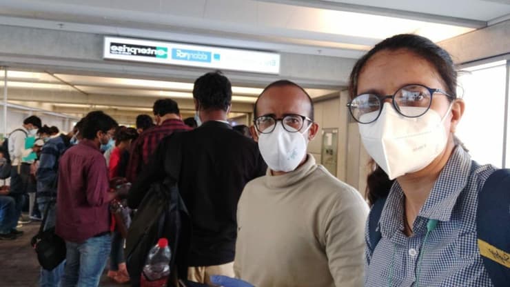 100 דוקטורנטים הודים הגיעו לישראל בטיסה מיוחדת