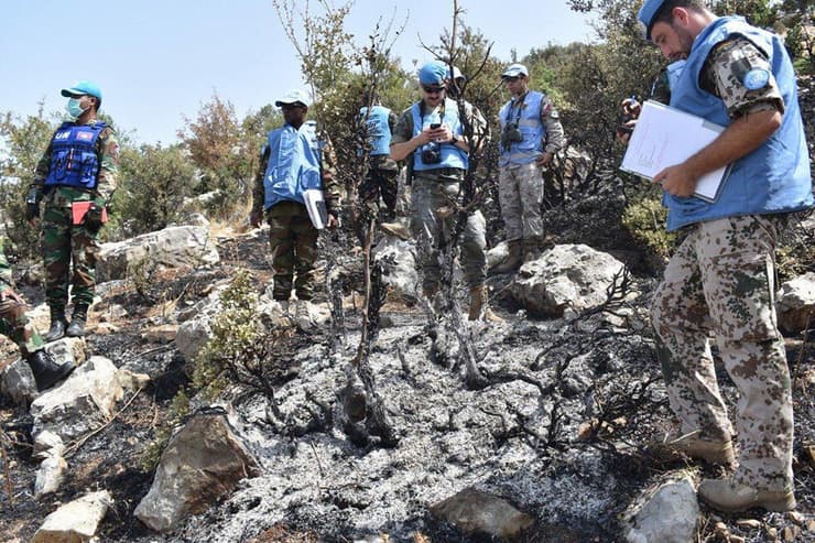 כוח יוניפי"ל או"ם זירה אירוע הר דב חיזבאללה ניסיון פיגוע גבול לבנון