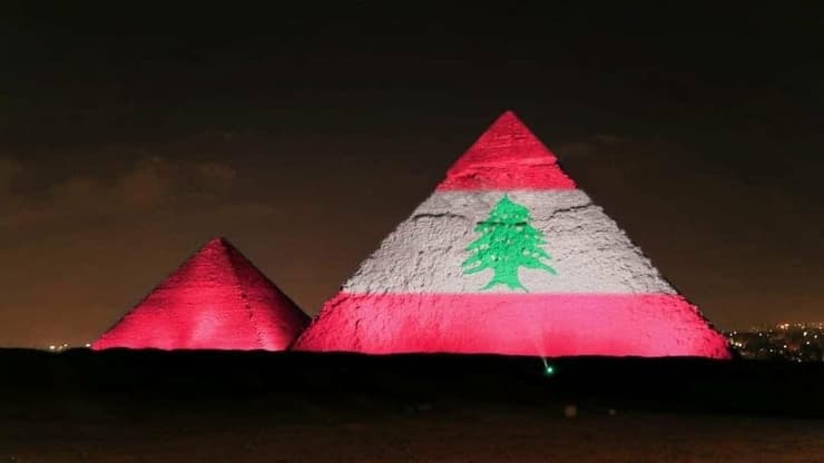מפגן סולידריות של איחוד האמירויות עם לבנון