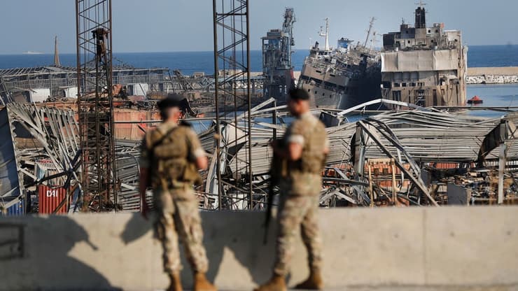 לבנון ביירות פיצוץ אסון נמל יומיים אחרי