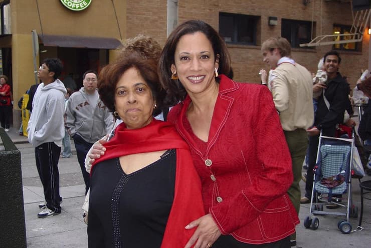 קמאלה האריס מועמדת ל סגנית נשיא עם אמה בשנת 2007