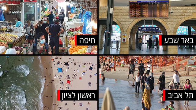 הערים הירוקות קורונה חיפה תל אביב באר שבע ראשון לציון