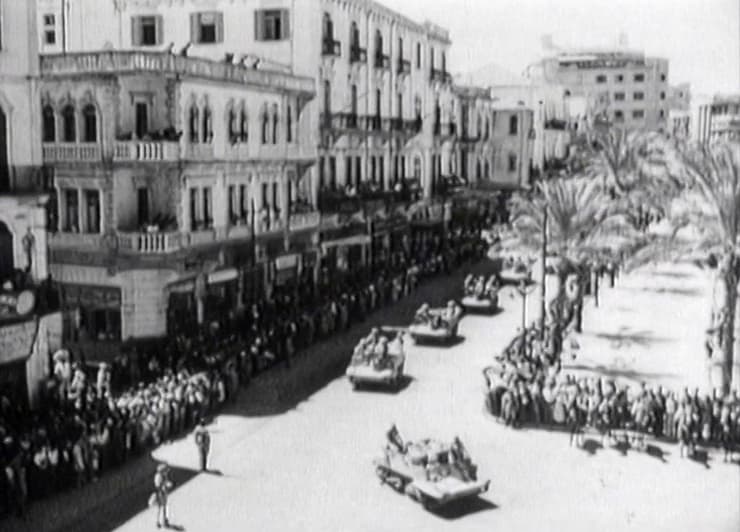 100 שנה להקמת לבנון הגדולה כוחות זרים מצעד ב ביירות 1941