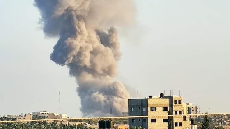 תקיפת צה"ל ברצועת עזה לאחר ירי רקטות של חמאס