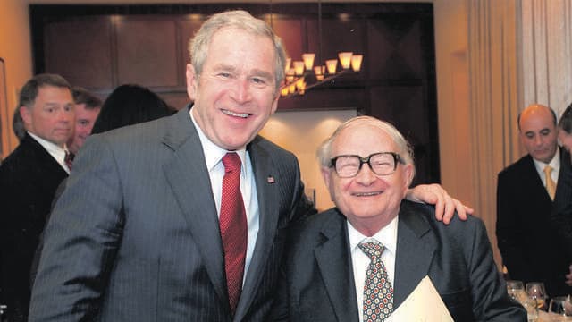 עם הנשיא בוש