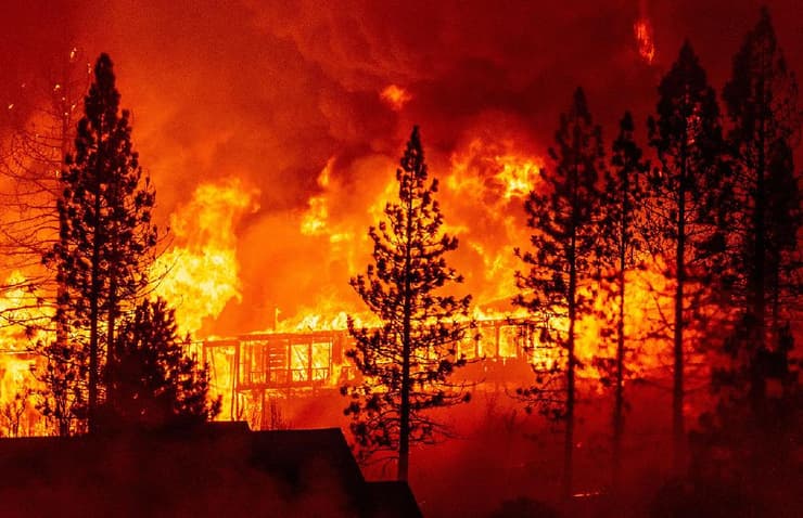 שריפה שריפות כבאים קליפורניה