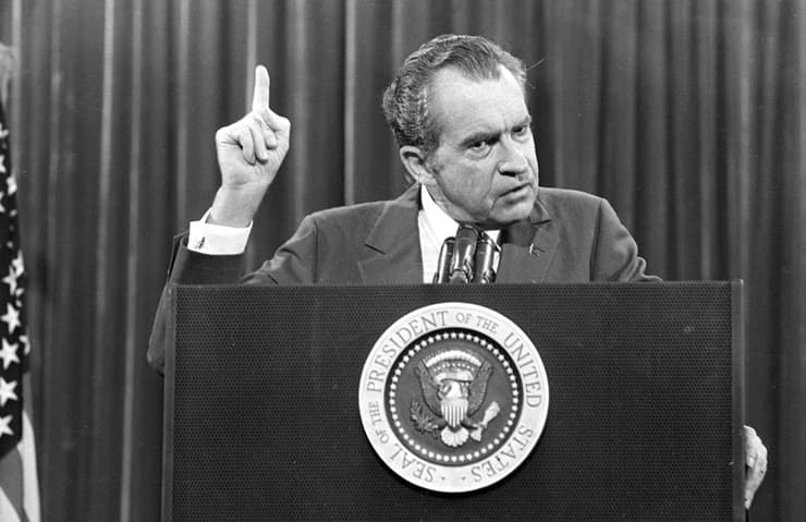ריצ'רד ניקסון נשיא ארה"ב לשעבר