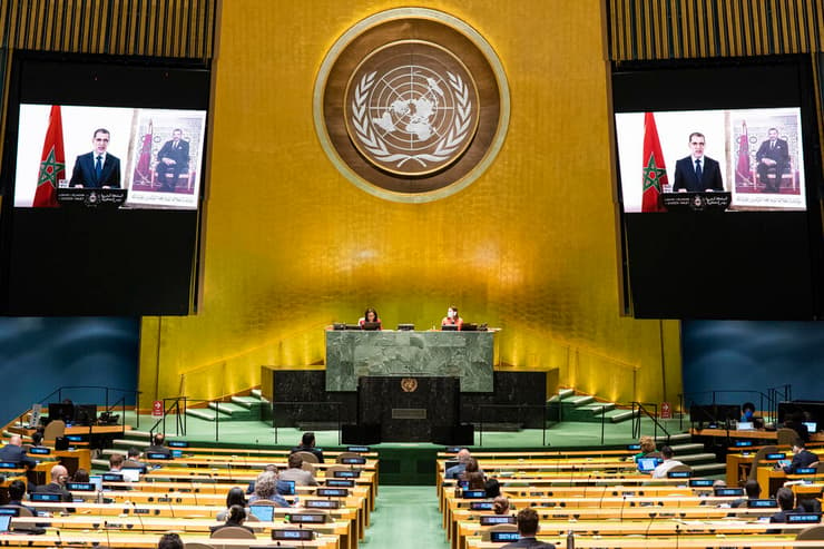 נאום ראש ממשלת מרוקו סעד א-דין אל עות'מאני לאו"ם