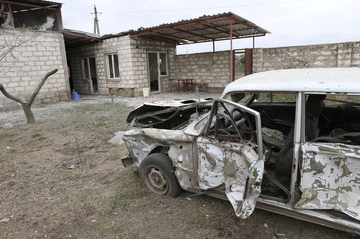 נזקי תקיפה של אזרבייג'ן נגד כוחות ארמניה ב נגורנו קרבאך