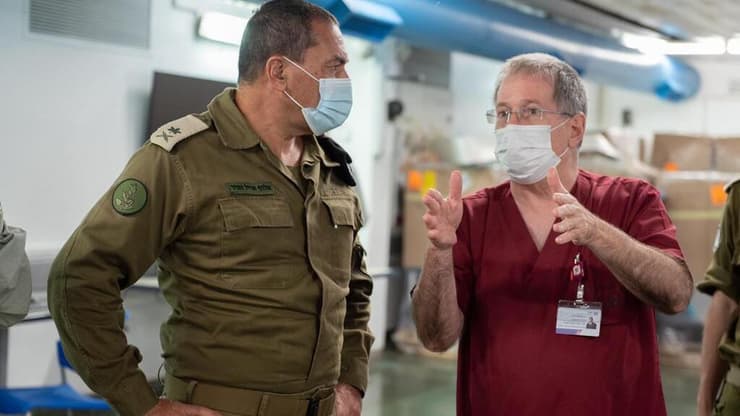 צה"ל פותח מחלקת קורונה חדשה בבית החולים רמב"ם בחיפה