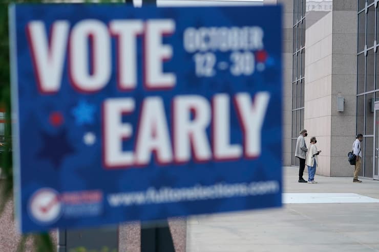 ג'ורג'יה הצבעה מוקדמת בחירות ארה"ב