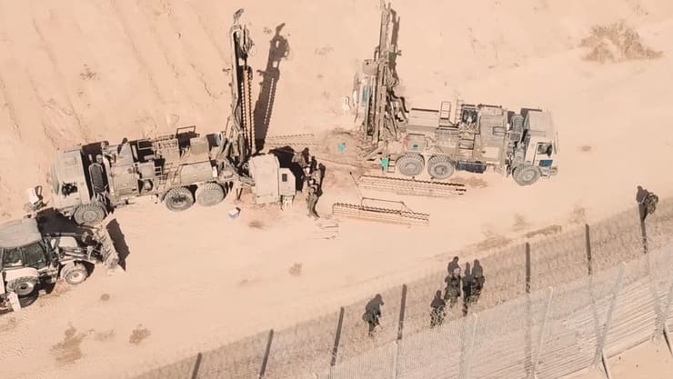 פעילות כוחות צה"ל במרחב הגדר לאיתור וחשיפת מנהרת הטרור בדרום רצועת עזה