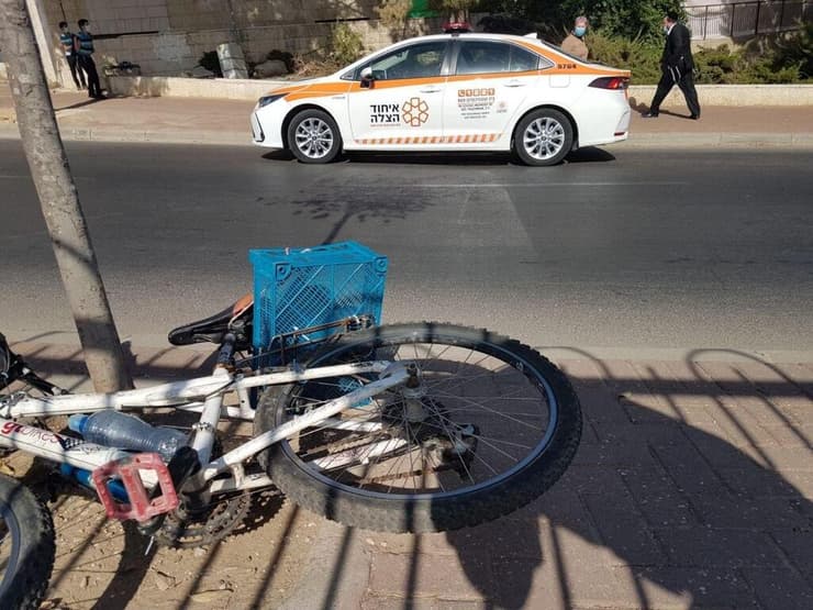 תאונת אופניים בירושלים