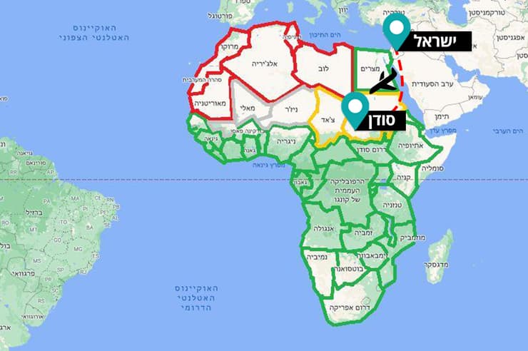 מפה אפריקה