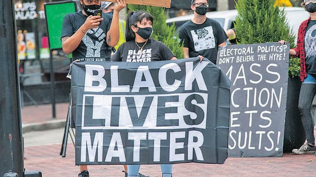 ''פייסבוק עזרה אבל גם פגעה''. הפגנה של Black Lives Matter