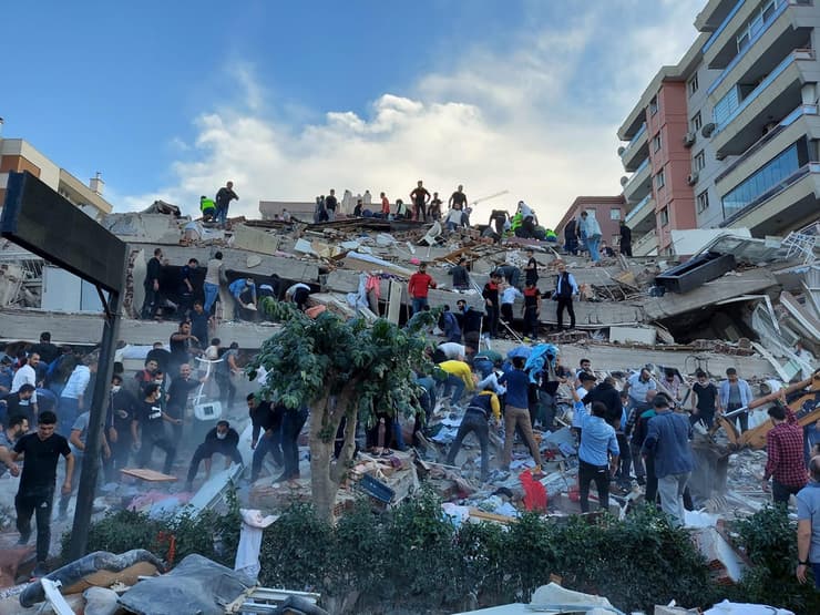 רעידת אדמה איזמיר טורקיה