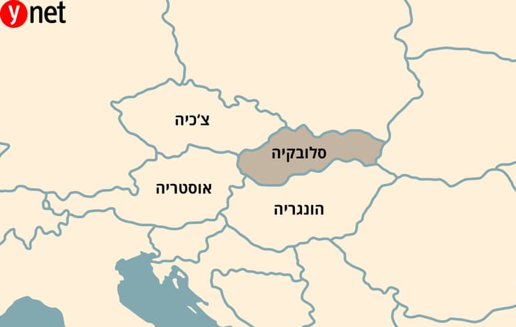 מפת סלובקיה