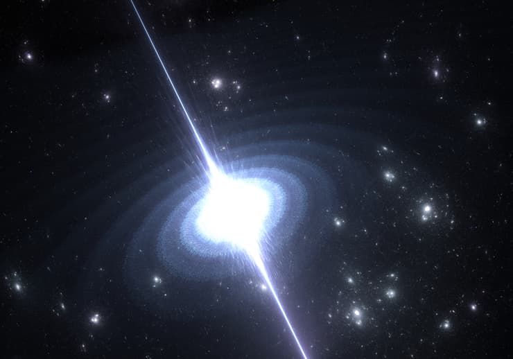 המקור לקרינת רדיו בעלת מחזוריות קבועה: כוכב נייטרונים פועם, או פולסאר