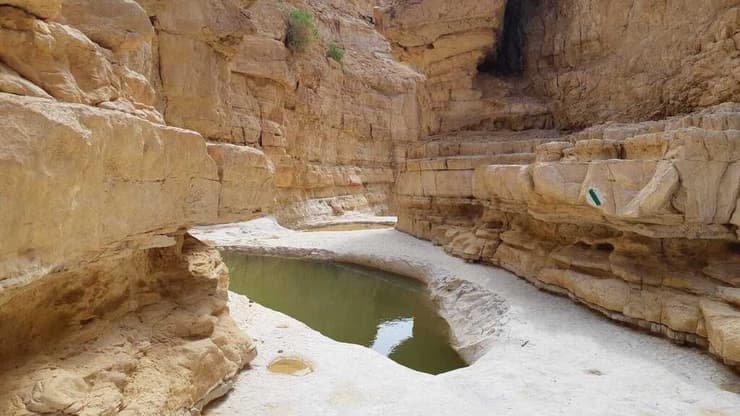 המסלול בקניון נחל עתק
