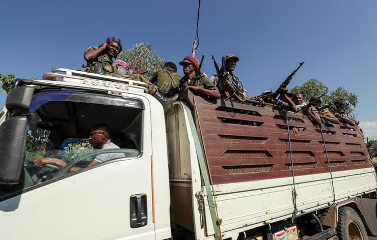 אתיופיה מבצע צבאי תיגראי לוחמי מיליציה בני אמהרה ש מסייעים ל צבא אתיופיה